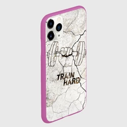 Чехол для iPhone 11 Pro матовый Train hard 5 - фото 2
