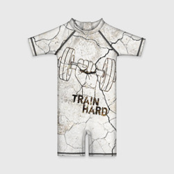 Детский купальный костюм 3D Train hard 5