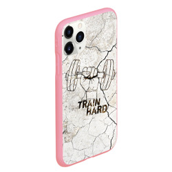 Чехол для iPhone 11 Pro Max матовый Train hard 5 - фото 2