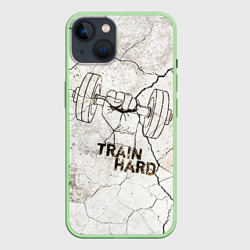 Чехол для iPhone 14 Train hard 5