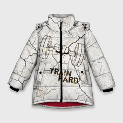 Зимняя куртка для девочек 3D Train hard 5