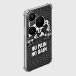 Чехол для Huawei Pura 70 Pro No pain no gain штангист - фото 2