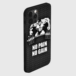 Чехол для iPhone 12 Pro Max No pain no gain штангист - фото 2