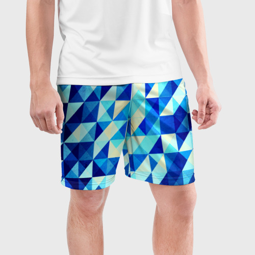Мужские шорты спортивные Trians one, цвет 3D печать - фото 3