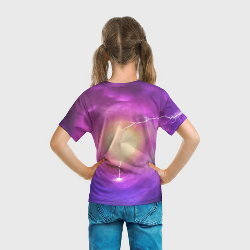Детская футболка 3D Time vortex, цвет 3D печать - фото 6