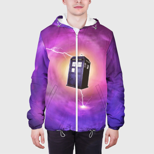 Мужская куртка 3D Time vortex, цвет 3D печать - фото 4