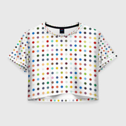 Женская футболка Crop-top 3D Love lust faith + dreams