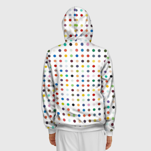 Мужская толстовка 3D на молнии Love lust faith + dreams - фото 4