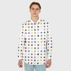 Мужская рубашка oversize 3D Love lust faith + dreams - фото 2