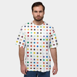 Мужская футболка oversize 3D Love lust faith + dreams - фото 2