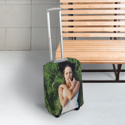 Чехол для чемодана 3D Джоли Анджелина - фото 2