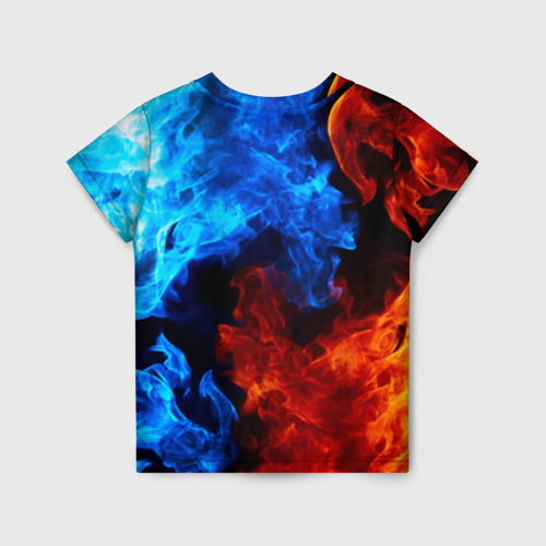 Детская футболка 3D Битва огней, цвет 3D печать - фото 2