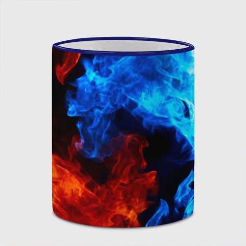 Кружка с полной запечаткой Битва огней, цвет Кант синий - фото 4