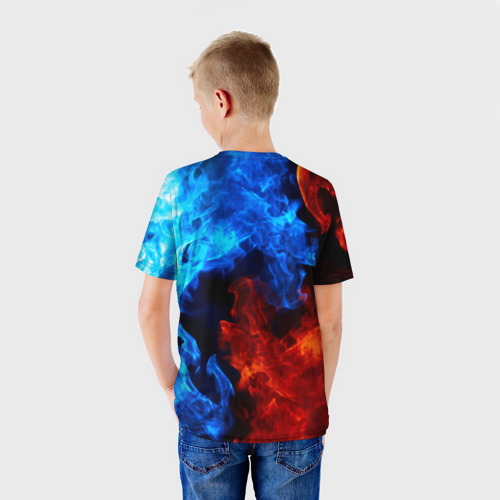 Детская футболка 3D Битва огней - фото 4