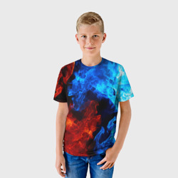 Детская футболка 3D Битва огней - фото 2