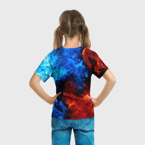 Детская футболка 3D Битва огней - фото 6