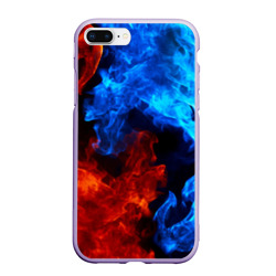 Чехол для iPhone 7Plus/8 Plus матовый Битва огней