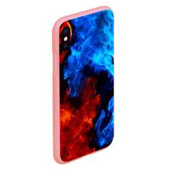 Чехол для iPhone XS Max матовый Битва огней - фото 2