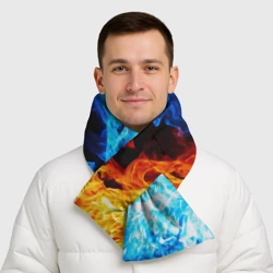 Шарф-пуховик 3D Битва огней - фото 2