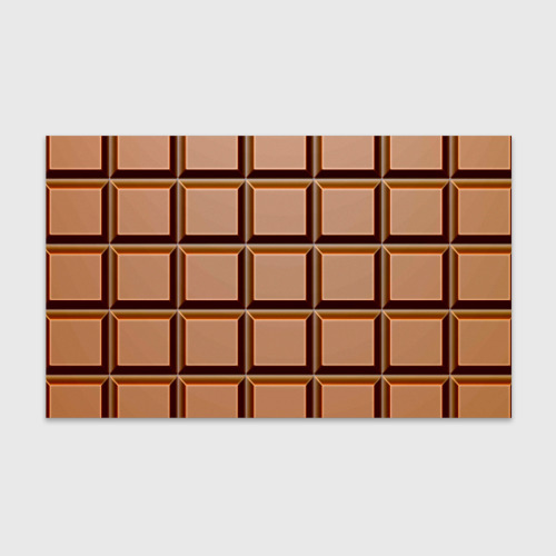 Бумага для упаковки с принтом Шоколад, вид спереди №1