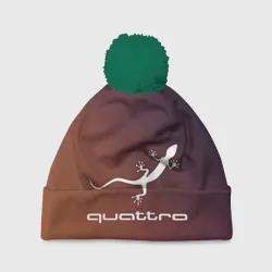 Шапка 3D c помпоном Quattro