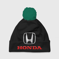 Шапка 3D c помпоном Honda