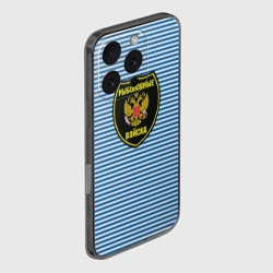 Чехол для iPhone 16 Pro Max силиконовый с защитой камеры Рыболовные войска - фото 2