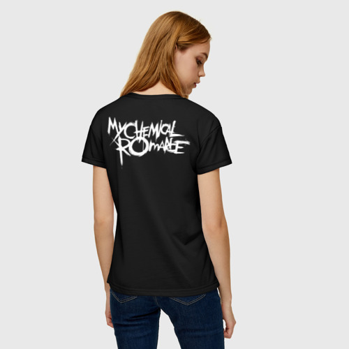 Женская футболка 3D My Chemical Romance, цвет 3D печать - фото 4