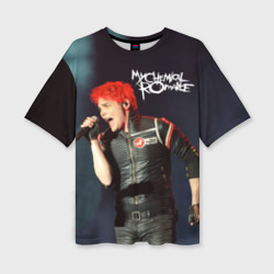 Женская футболка oversize 3D Gerard way