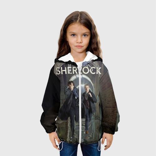 Детская куртка 3D Sherlock, цвет белый - фото 4