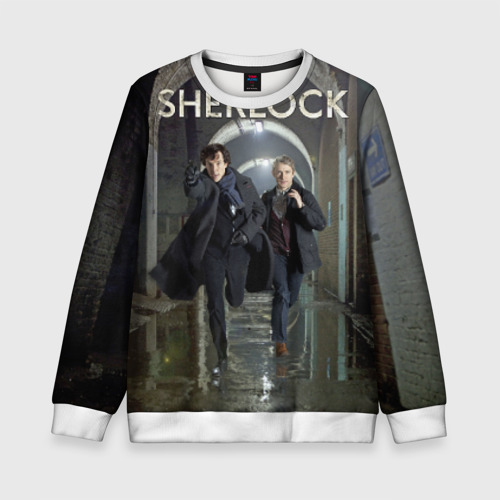 Детский свитшот 3D Sherlock, цвет 3D печать