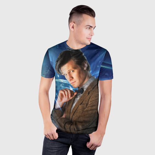 Мужская футболка 3D Slim 11th Doctor Who, цвет 3D печать - фото 3