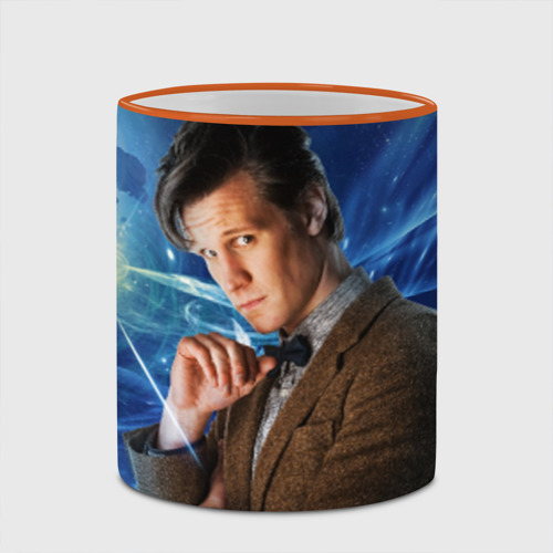 Кружка с полной запечаткой 11th Doctor Who, цвет Кант оранжевый - фото 4