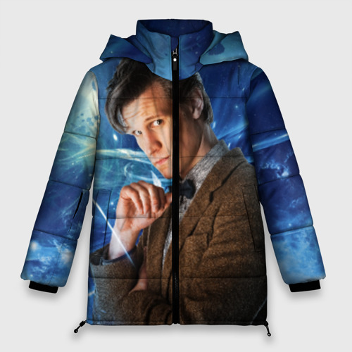 Женская зимняя куртка Oversize 11th Doctor Who, цвет черный