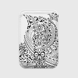 Картхолдер Magsafe магнитный Тату полинезия