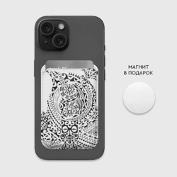 Картхолдер Magsafe магнитный Тату полинезия - фото 2