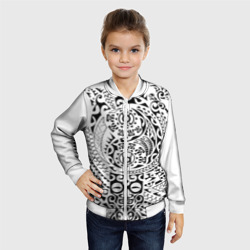 Детский бомбер 3D Тату полинезия - фото 2