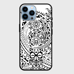 Чехол для iPhone 14 Pro Max Тату полинезия