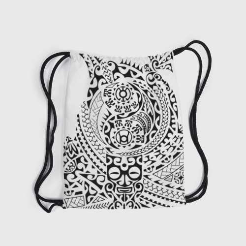 Рюкзак-мешок 3D Узор на белом - фото 6