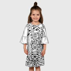 Детское платье 3D Узор на белом - фото 2