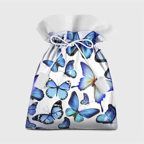 Подарочный мешок Бабочки (из ткани)