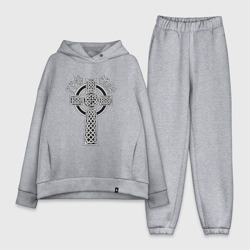 Женский костюм хлопок Oversize Русь сила