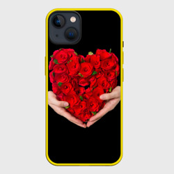 Чехол для iPhone 14 Plus Сердце в руках