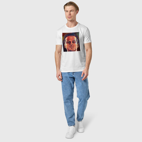 Мужская футболка хлопок Мориарти, цвет белый - фото 5