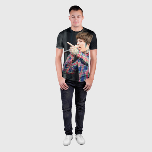 Мужская футболка 3D Slim Oliver Sykes, цвет 3D печать - фото 4