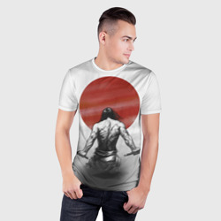 Мужская футболка 3D Slim Самурай 1 - фото 2