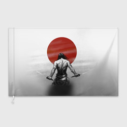 Флаг 3D Самурай 1