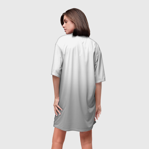 Платье-футболка 3D Самурай 1, цвет 3D печать - фото 4