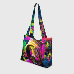 Пляжная сумка 3D Индуистский фестиваль красок - фото 2