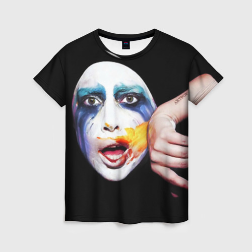 Женская футболка 3D Lady Gaga Фото 01 Женская футболка 3D Lady Gaga Фото 01